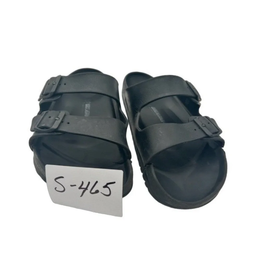Birkenstock Arizona EVA Sandals Men's Size 46 US 13 Black Double Strap Slides